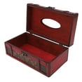thumbnail image 1 of LAFGUR Wooden Tissue Box Vintage Style Durable Wood Classic Texture Tissue Box Holder For Home Office Hotel,Tissue Cover,Tissue Paper Box, 1 of 8