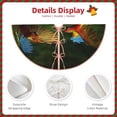 thumbnail image 3 of Fuzoiu Hybrid Parrot in the Forest Print Christmas Tree Skirt,Xmas Christmas Decorations,Xmas Tree Mat for Farmhouse Holiday New Years Home Party Decor Tree Rugs-48", 3 of 6