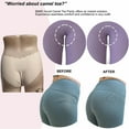 thumbnail image 4 of BIMEI Camel Toe Proof Thong Avoid Camel Toe Concealer Pad Panty Invisible Guard for Women Bikini Brief Underwear,Beige Wavy Edge,XL, 4 of 7