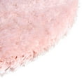 thumbnail image 6 of Unique Loom Infinity Shag Collection Area Rug - Jinko (5' 1" Round Pink Lace), 6 of 7