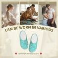 thumbnail image 7 of Kdxio Seashell And Starfish Women's Men's Slippers Plush Slip-On House Slipper for Winter Indoor Soft Cushion Non-slip Fluffy Slides Slippers-11, 7 of 7