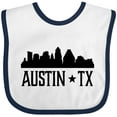 thumbnail image 3 of Inktastic Austin Texas Skyline Silhouette Tx City Boys or Girls Baby Bib, 3 of 4