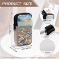 thumbnail image 6 of SEANATIVE Sunglasses Case Dual Compartment Eyeglasses Case Soft Lightweight Neoprene Zipper Glasses Pouch Shockproof Portable Eyewear Bag Waterproof Glasses Organizer, Beach Starfish Seashell, 6 of 7