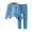 Blue, variant on Boys' Sleepwear Agkizg 2-Piece Boys' Pajama Sets,Kids Nightwear Loungewear Clothes Set,Fashion Boys' Casual Long Sleeve Tops Round Neck Collar Botton Solid Long Pants Sets