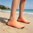 thumbnail image 5 of IEMIEMIEM Womens and Mens Water Shoes Breathable Soft Barefoots Quick Dry Wide Slides Aqua Socks for Hiking Swim Beach Surf Yoga Sport Orange 5 Women, 5 of 7