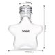 thumbnail image 3 of 10Pcs Christmas Booze Balls-Xmas Fillable Booze Tree Ornaments-Clear Plastic Xmas Hanging Pendant 50ml Candy Juice Bottle, 3 of 5