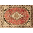 thumbnail image 1 of Ahgly Company Indoor Rectangle Medallion Brown Traditional Area Rugs, 6' x 9', 1 of 4
