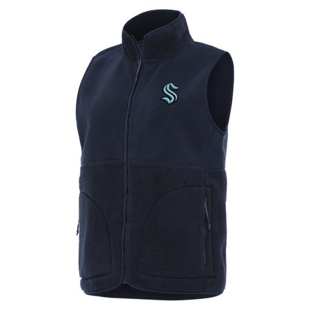Women s Antigua Navy Seattle Kraken Nostalgic Full-Zip Vest