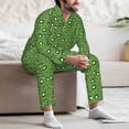 thumbnail image 7 of Sikiie Kiwi Fruit Mens Pajama Set, Soft Warm Long Sleeve Sleepwear, Cozy Button-Down Pjs for Men-, 7 of 7