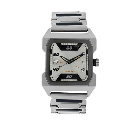 Fastrack Men's 1474SM01 Casual Silver Metal Strap (Fastrack Watches Best Discount)