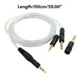 thumbnail image 5 of 1.5m Headset Cable for Technica ATH-M50X M40X M70X Headphones Cord with Detachable 3Plugs Improve Your Music Pleasure, 5 of 8