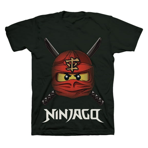 LEGO Ninjago Ready to Battle Face, Boys, Size 5/6 (Black)