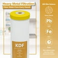 thumbnail image 2 of Express Water – Kinetic Degradation Fluxion Replacement Filter – Whole House Heavy Metal Replacement Water Filter – KDF Catalytic Carbon High Capacity Water Filter &n, 2 of 7