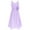Lavender, variant on TiaoBug Junior Bridesmaid Dress Flower Girls Sleeveless Chiffon Pleated Camisole Dress Summer Sundress Navy Blue 10