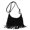 Black, variant on Vintage Fringe Shoulder Bag Women Suede Crossbody Handbag Messenger Top-Handle Bag with Tassel Hippie Western Purse