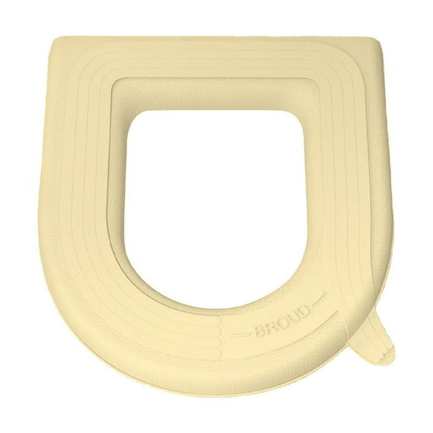 Cojín de asiento de inodoro de EVA universal para todas las estaciones, cojín de asiento de inodoro para el hogar, cojín de anillo, cojín de asiento impermeable, funda de asiento de inodoro con asa