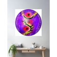 thumbnail image 2 of Sigil For Safe Travels Poster Wall Art, Modern Wall Decor For Living Room Bedroom, 24x24 UNFRAMED, 2 of 3