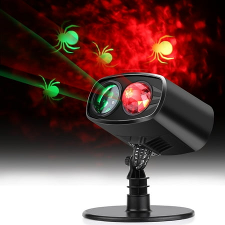 Waterproof Festival Projector Lights with Spider Pat, Led Projector Light Party lights Landscape Spotlight for Valentine's Day Birthday Theme Party Home Christmas Halloween Decorations