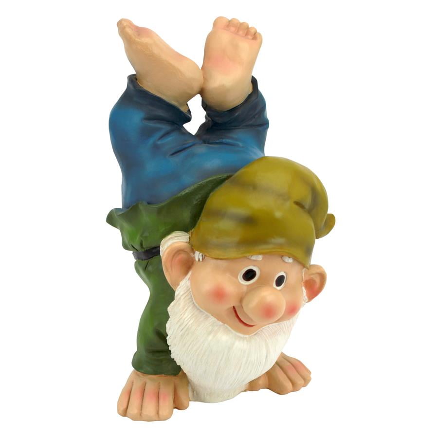 Handstand Henry the Garden Gnome Statue by Designt Toscano