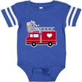thumbnail image 3 of Inktastic Easter Red Firetruck with Pink Hearts Boys or Girls Baby Bodysuit, 3 of 5