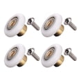 thumbnail image 1 of Shower Door Roller Wheel Replacement, Bearing Component Ensures Stable Quality & Long Service Life, Smooth Quiet Operation For Bathroom Glass Sliding Doors (4PCS), 1 of 5