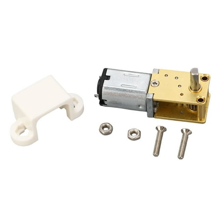 

DC Gear Motor High Temperature Reduction Motor 12V Single Shaft With Base For Car 53RPM