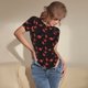 thumbnail image 3 of Fotbe Flamingo Body de Mujer con Cuello Redondo y Mangas Cortas, Sin Mangas Ajustado, Suave, Cómodo y Básico-XX-Large, 3 of 7