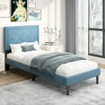 thumbnail image 6 of TOBILI Black Wood Frame Twin Platform Bed, 6 of 9
