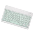 thumbnail image 1 of Teclas de acceso directo del teclado para tableta, suspensión automática, conexión Bluetooth ultradelgada, teclado inalámbrico portátil para tableta iOS Pro Mini, color verde claro, 1 of 5