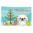 thumbnail image 1 of Carolines Treasures BB1593PILLOWCASE Christmas Tree & Pekingese Fabric Standard Pillowcase, 1 of 2