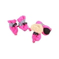 thumbnail image 2 of Dog Shoes for Winter,4pc dog winter boots,Waterproof Winter Pet Dog Shoes Anti-slip Rain Snow Boots Footwear Thick Warm for Small Cats Dogs Puppy Dog Socks Booties,snow boots for dogs,Pink 1 a, 2 of 6