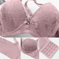 thumbnail image 5 of MVRLSH Jelly Bras For Women Womens Bcdef Cup Lace Bra Plus Size Full Coverage Everyday Wear Pink 36-115 Bcdef, 5 of 8