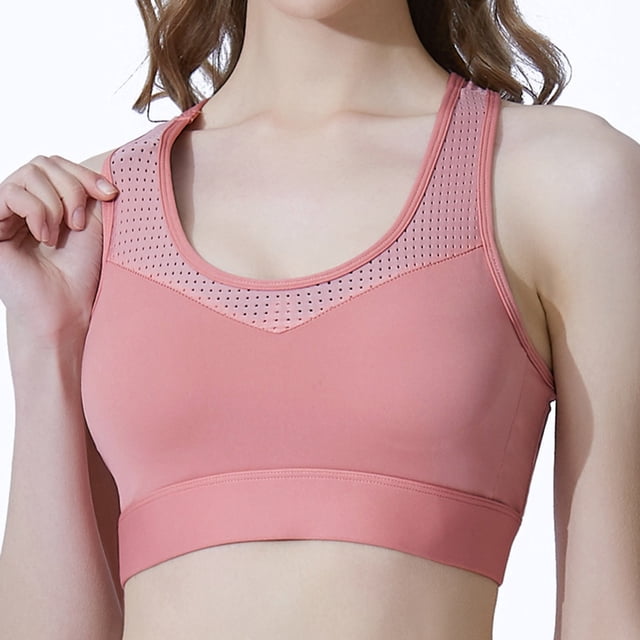 cfhntfmh Sports Bras for Women Seamless High Impact Support Racerback Bra No Underwire Bras for Running Workout