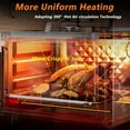 thumbnail image 6 of 12.5 Quart 7-in-1 Air Fryer Toaster Oven with Time & Temp Control, 5 Preset Modes, 6 of 10