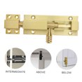 thumbnail image 4 of CRAFTHROU 1 Set Alloy Door Latch for Door Latch Lock 6 Inch, 4 of 8