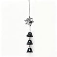 thumbnail image 4 of Wind Chimes Black Spider Web, Halloween Decoration Outdoor Garden Wind Chime, Metal Wall Hanging Wind Chime Gothic Halloween Courtyard Porch Outdoor Party Decoration, 4 of 5