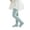 Light Blue, variant on Nilvkv Leggings for Girls, Girls Pants, Solid Ribbed Knit Tights with Elastic Waist, perfect for Dance and Everyday Casual Gray 1-2 Years