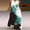A1-White, variant on Womens Chic Art Black White Abstract Leaf Long Dress Ladies Summer Beach Vacation Flowy Maxi Sundress