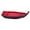 Red L, variant on WeiLaiKeQi Boat Shape Sushi Plate Meat Ball Serving Tray Sushi Tray for Home Restaurant Black S