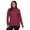 Mulberry, variant on RBX Active Women's Plus Size Quilted Cowl Neck Pullover Tunic