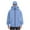 Light Blue, variant on Men's Hoodie Jackets with Face Mask Zip up Jacket Double Hooded Sweatshirt Windproof Athletic Coat Blue S