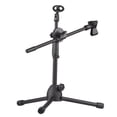 thumbnail image 2 of Soporte de micrófono versátil de mesa o piso con trípode ajustable, brazo giratorio y pinzas de huevo y resorte, ideal para streaming, enseñanza y música. Modelo RT-820 en negro., 2 of 7