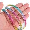 thumbnail image 1 of Glass  Strip 5 Rows Three Dimensional Accessorie Bag Glass Glaze Shoe Upper Drainage Accessories Strip Tube Semi Circle Rope, 1 of 8