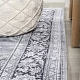 thumbnail image 4 of JONATHAN Y WASHABLE 5 x 8 Area Rug, Bausch Bohemian Distressed Chenille - Gray/White, WSH201A-5, 4 of 9