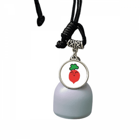

Cute Cartoon Radish Lovely Face Wind Chimes Bell Car Pendant