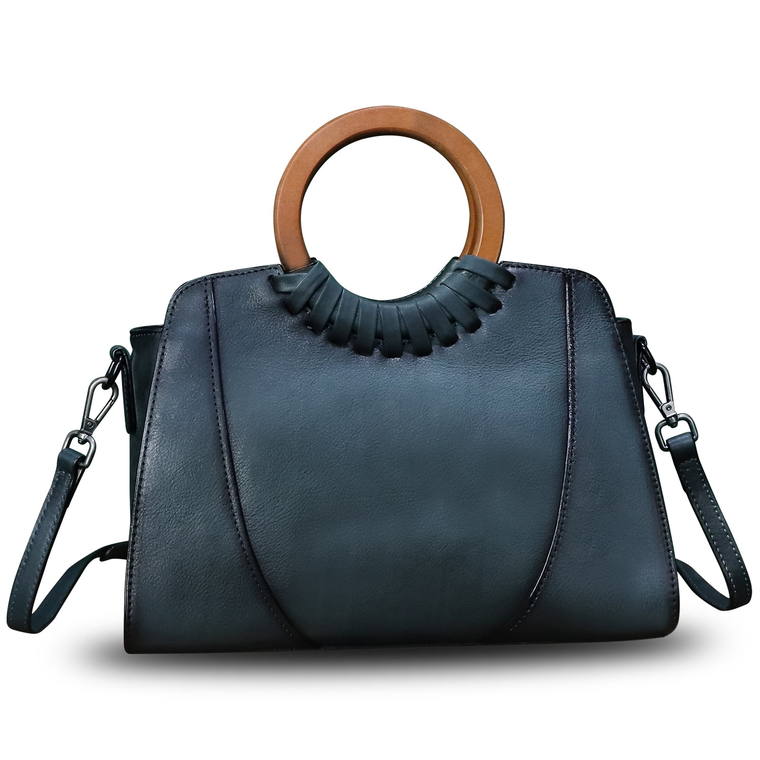 Genuine Leather Women Purses and Handbags Handmade Shoulder Bag Crossbody Bag