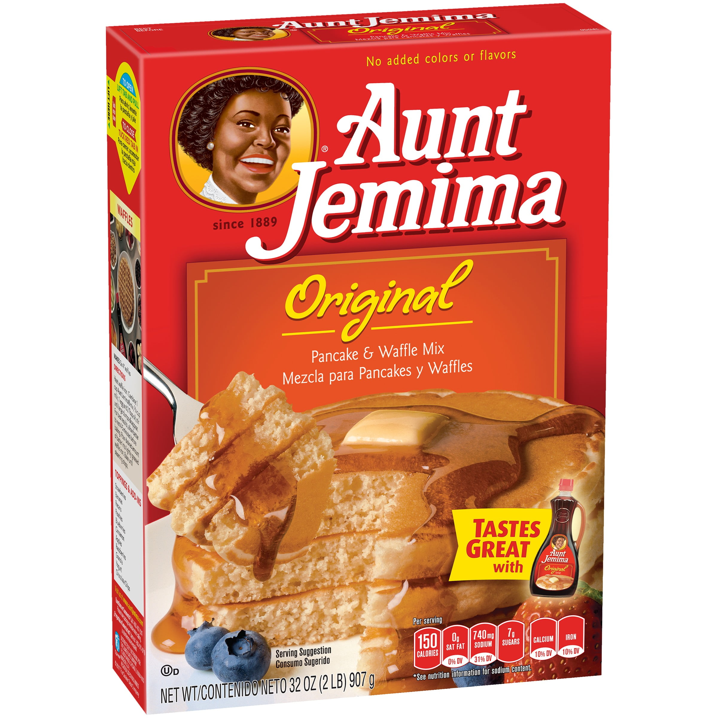 Aunt Jemima Original Pancake & Waffle Mix 32 oz. Box by The Quaker Oats Company