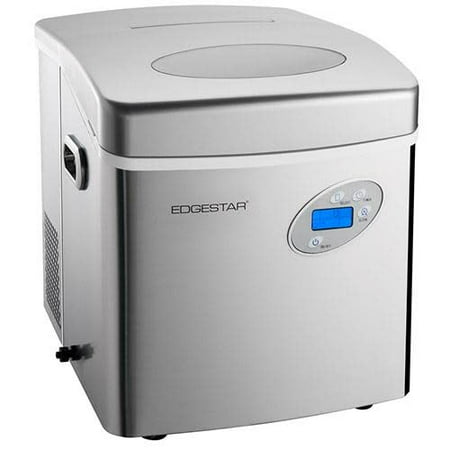 - EdgeStar IP250SS Large Capacity Portable Countertop Stainless Steel Ice Maker