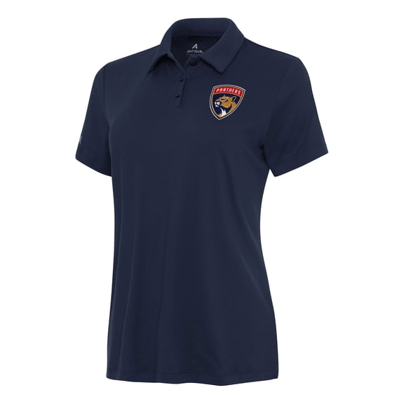 Women's Antigua Navy Florida Panthers Reprocess Polo