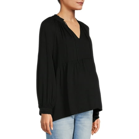 

Destination Maternity Women s Split Neck Blouse